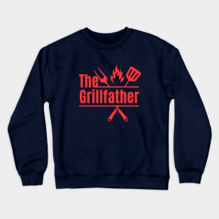 The grillfather chef design Crewneck Sweatshirt